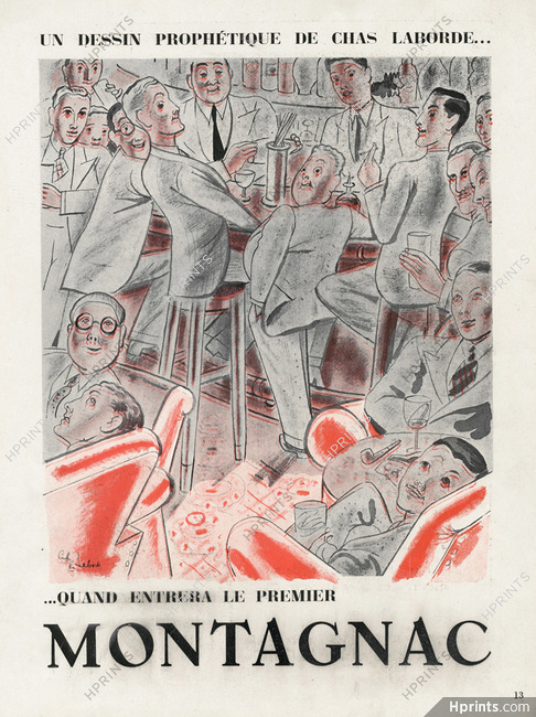 Montagnac (Fabric) 1946 Chas Laborde, Men's Clothing
