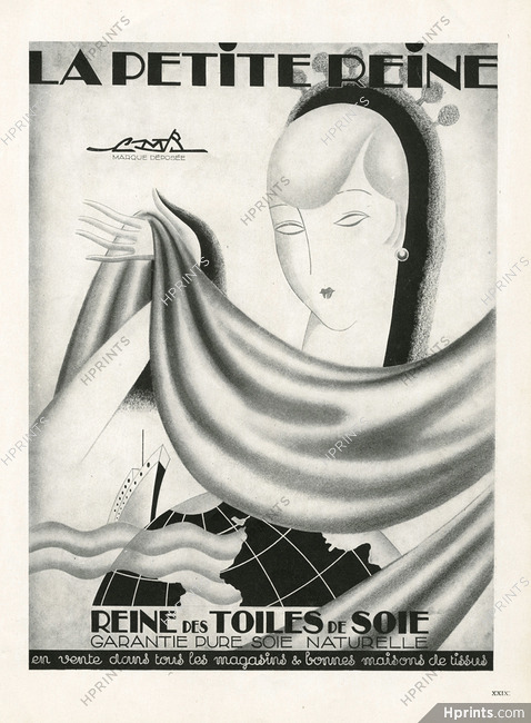 La Petite Reine (Silk) 1930 Chatillon Mouly Roussel