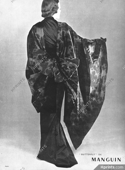 Manguin 1950 Butterfly, Evening Dress, Photo Pottier