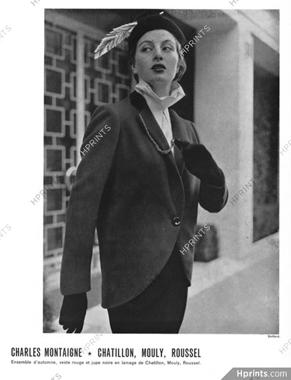 Charles Montaigne 1950 Model Capucine, Photo Skilford