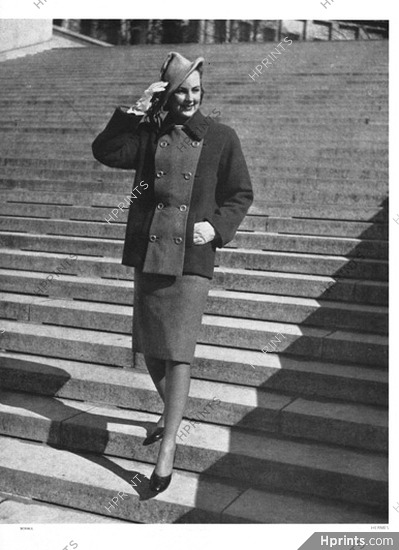 Hermès (Couture) 1947 Photo Schall
