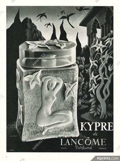 Lancôme (Perfumes) 1949 Kypre, E-M. Pérot
