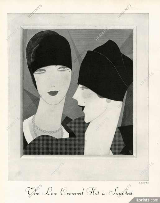 Jeanne Lanvin (Millinery) 1927 Reynaldo Luza