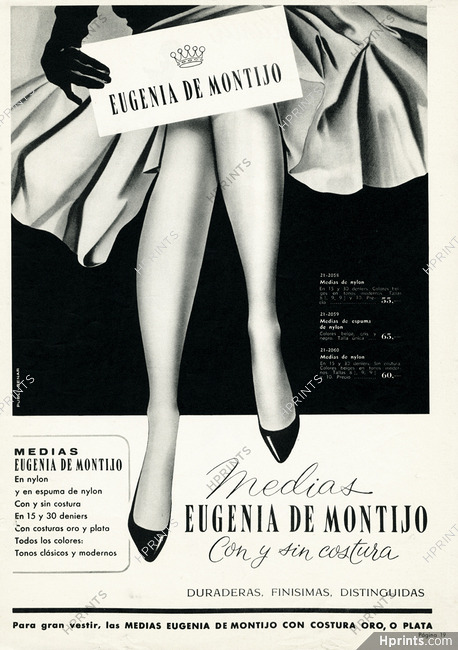 Eugenia de Montijo (Stockings) 1960 Medias, Spanish