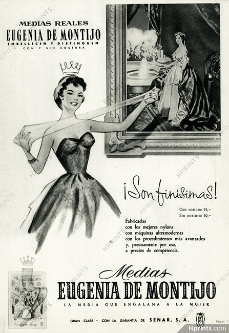 Eugenia de Montijo (Stockings) 1959 Medias, Spanish