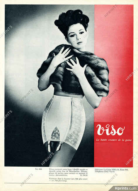 La Gaine Viso (Girdles) 1965 Fur