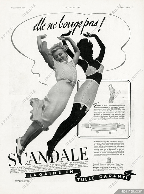 Scandale (Girdles) 1939