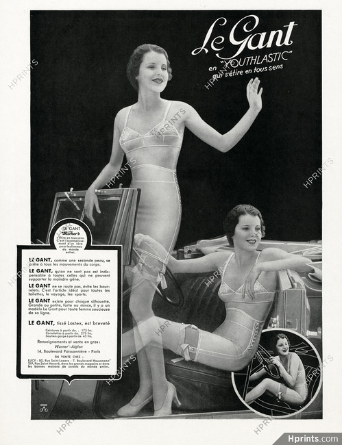 Here's self-service beauty Warner's bra ad 1956