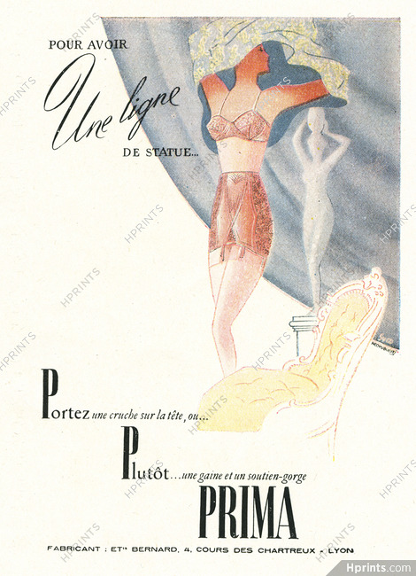 Prima (Lingerie) 1947 Girdles