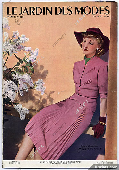 Chanel, 1939.  Hats vintage, Womens fashion vintage, Vintage hats 1920s