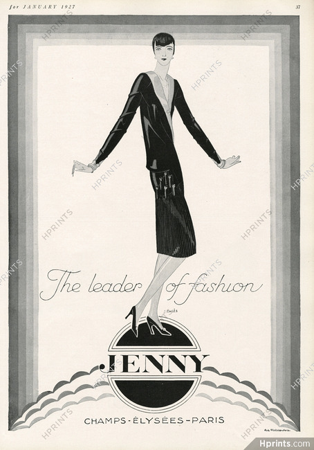 Jenny 1927 Jean Pagès, Label Champs Elysées, Paris