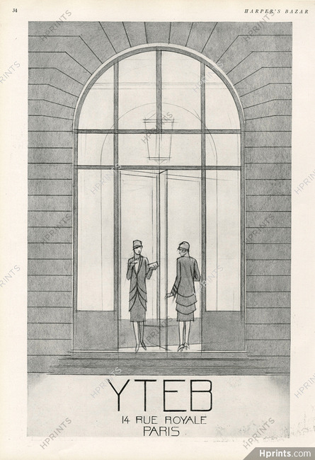 Yteb (Couture) 1927 Bernard Boutet de Monvel