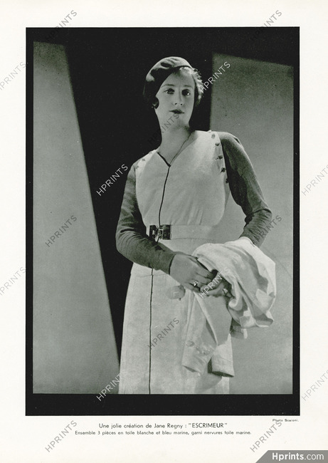 Jane Regny 1932 "Escrimeur" Photo Scaioni