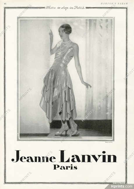 Jeanne Lanvin 1927 Evening Gown satin, Photo Egidio Scaioni