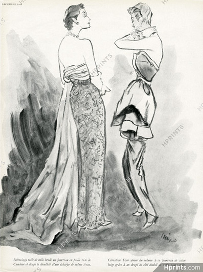 Balenciaga, Christian Dior 1950 Eric