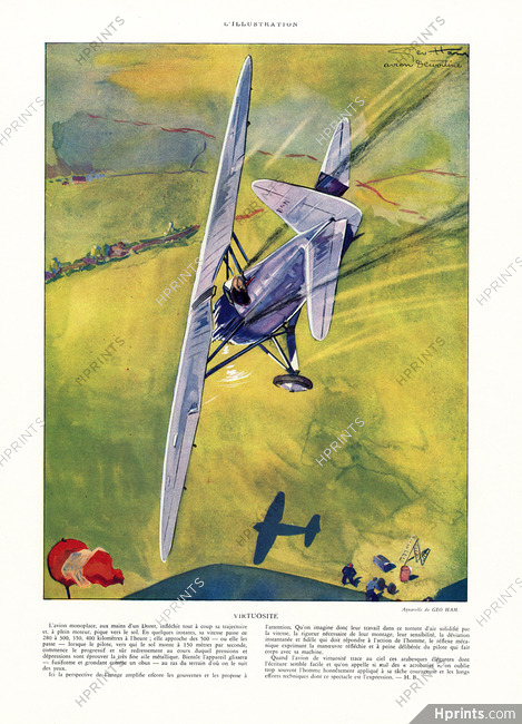 Geo Ham 1930 Virtuosité, Airplane