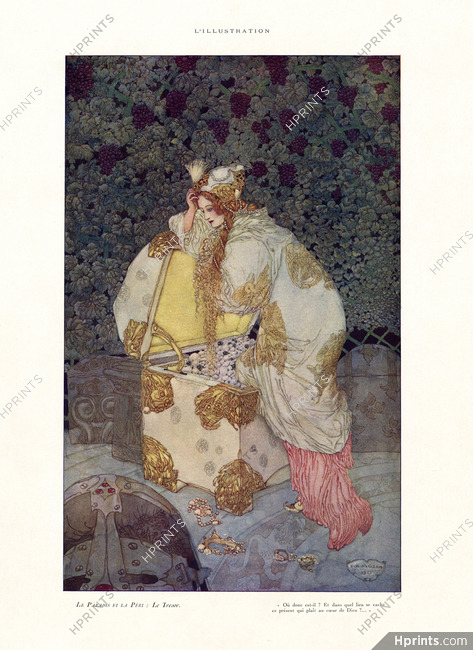 Gustav Adolf Mossa 1922 Le Paradis et la Péri Period Costume