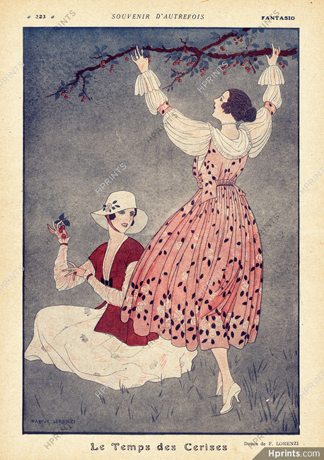 Le Temps des Cerises, 1916 - Lorenzi The cherry season