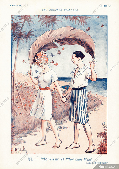 Henry Gerbault 1919 Monsieur et Madame Paul