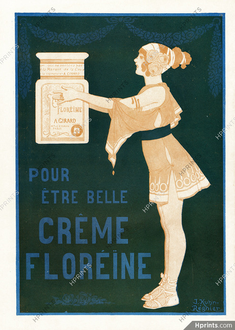 Floréïne 1919 Crème de beauté, Kuhn-Régnier