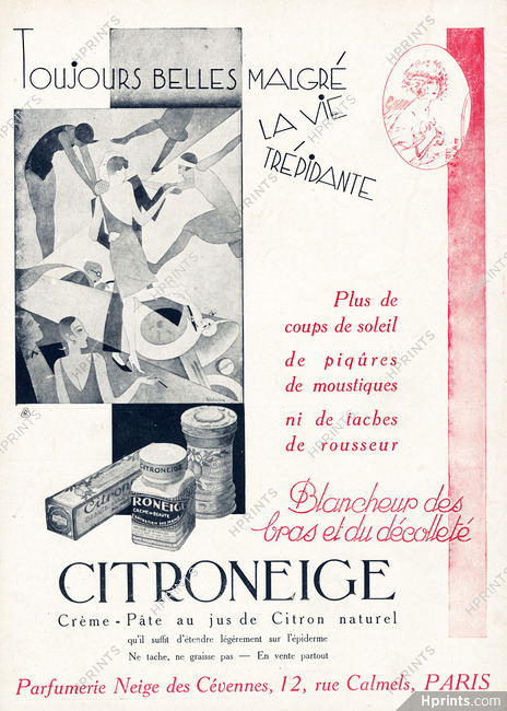 Neige Des Cévennes 1929 Citroneige