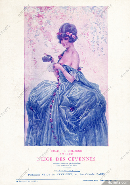 Neige des Cévennes (Perfume) 1927 Eau de Cologne Ambrée, Maurice Milliere