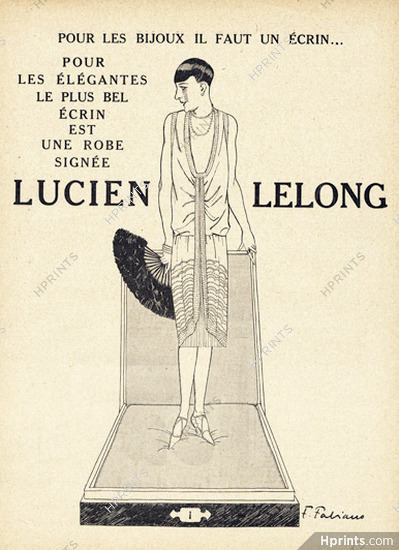 Lucien Lelong 1926 Garçonne, Fabiano