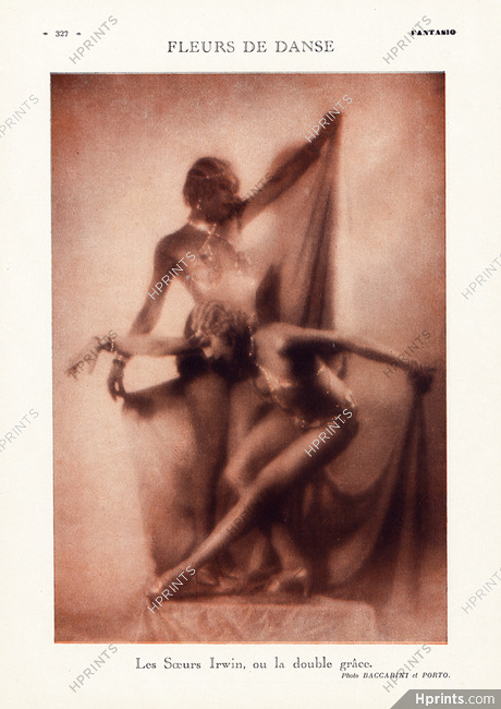 Soeurs Irwin 1931 Erotic Dance, Photo Baccarini et Porto