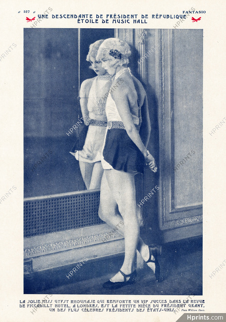 Miss Gypsy Rhoumaje 1926 Piccadilly Hotel, London, Photo William Davis