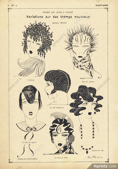 Guillemin 1927 Hairstyle Satire