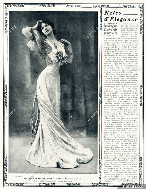 Margaine-Lacroix 1907 Robe Sylphide, sans corset, Photo Félix