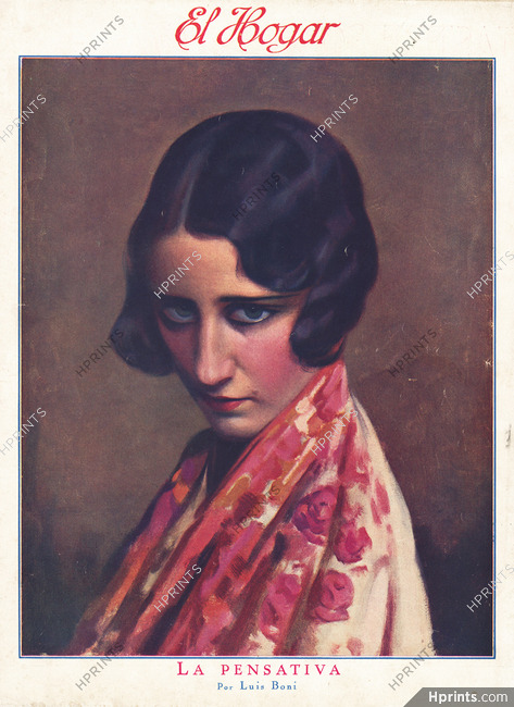Luis Boni 1931 La Pensavita, El Hogar cover