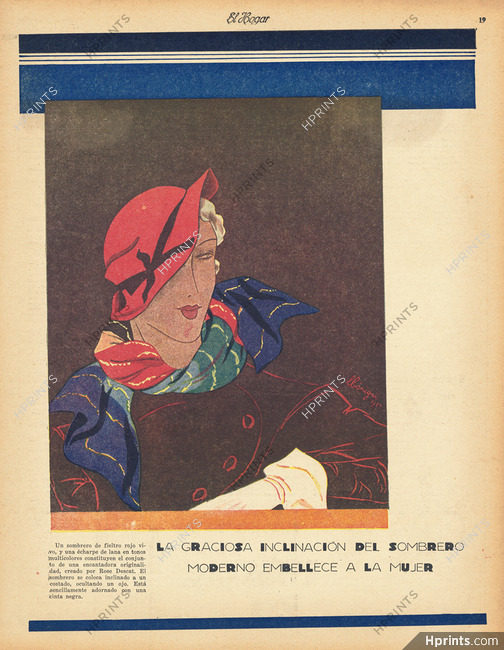 Rose Descat 1933 Léon Bénigni, South American publication