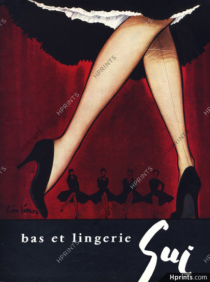 Bas et lingerie Gui (Hosiery) 1957 Pierre Simon