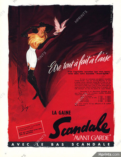 Scandale (Lingerie) 1956 Girdle, Diaz