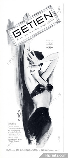 Getien (Lingerie) 1955 R. Blonde, Pin-up