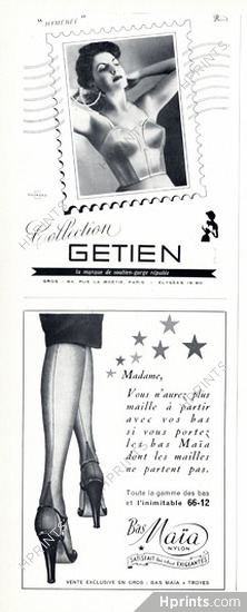 Getien (Bras), Bas Maïa 1953