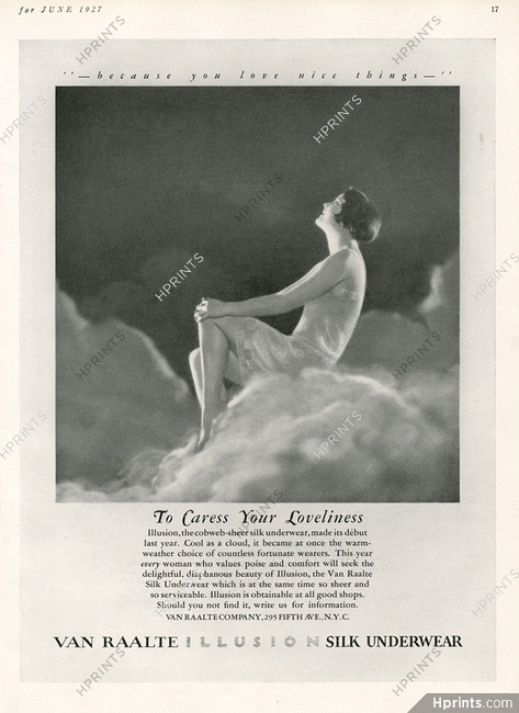 Van Raalte (Lingerie) 1927 Nightgown, Silk
