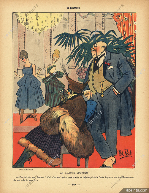 Pol Rab 1917 ''La Grande Couture'' Dressmaker