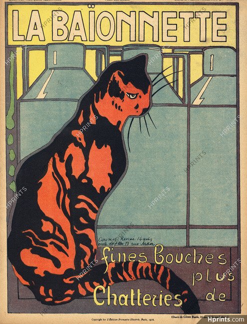 La Baïonnette 1918 Cover, Cat