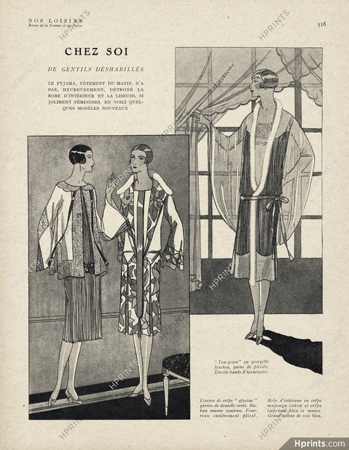 Deshabillés 1926 Nightdresses