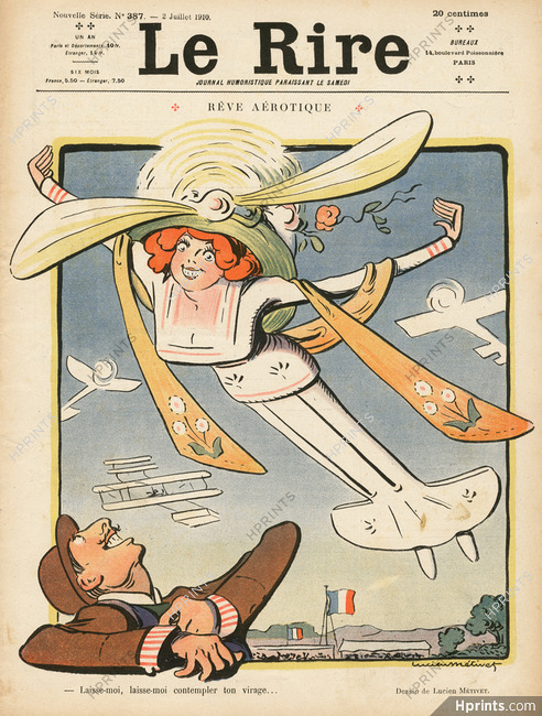 Lucien Métivet 1910 Rêve Aérotique