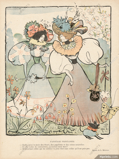Lucien Métivet 1895 Elegants, Chatter spring, Chihuahua