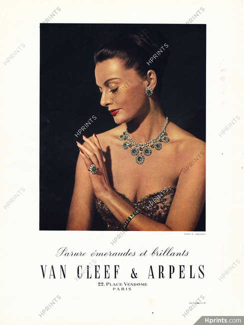 Van Cleef & Arpels 1953 Parure Emeraudes et Brillants, Photo A. Thévenet