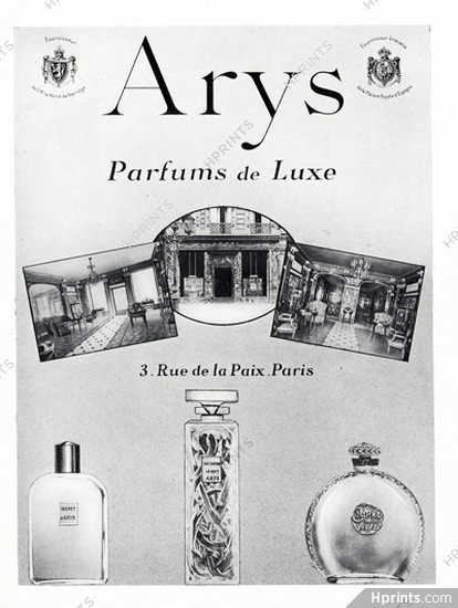 Arys (Perfumes) 1924 Shop, Store, Un Jardin La Nuit, Secret, Chypre