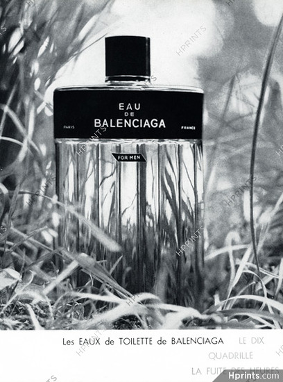 Balenciaga Perfumes 1959 Eau  Perfumes  Advertisement