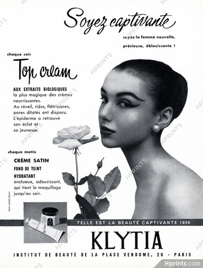 Klytia - Institut De Beauté 1956 Photo Decaux