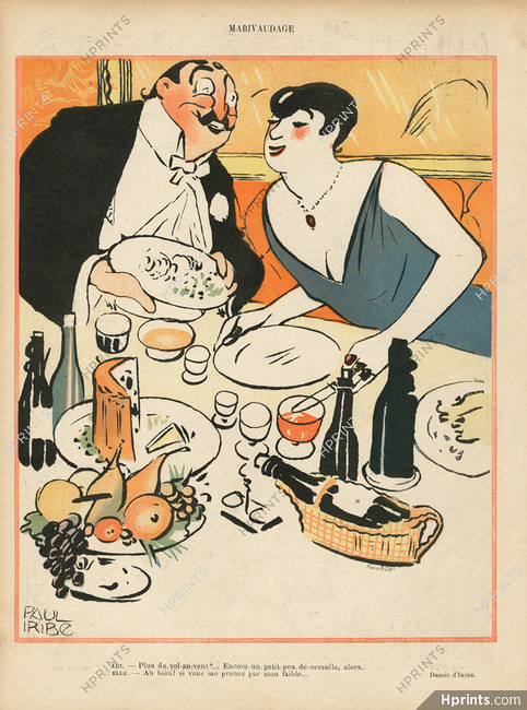 Paul Iribe 1904 "Marivaudage", Flirt Gallantry