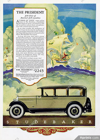 Studebaker President (Cars) 1927 Tellander