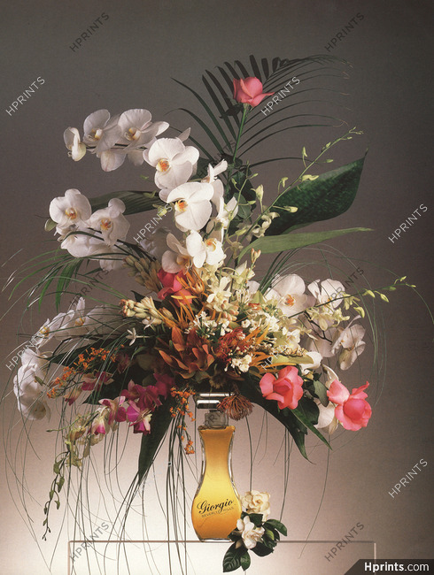 Giorgio 1987 "Parfums en Fleurs" Beverly Hills, Photo Roger Turqueti